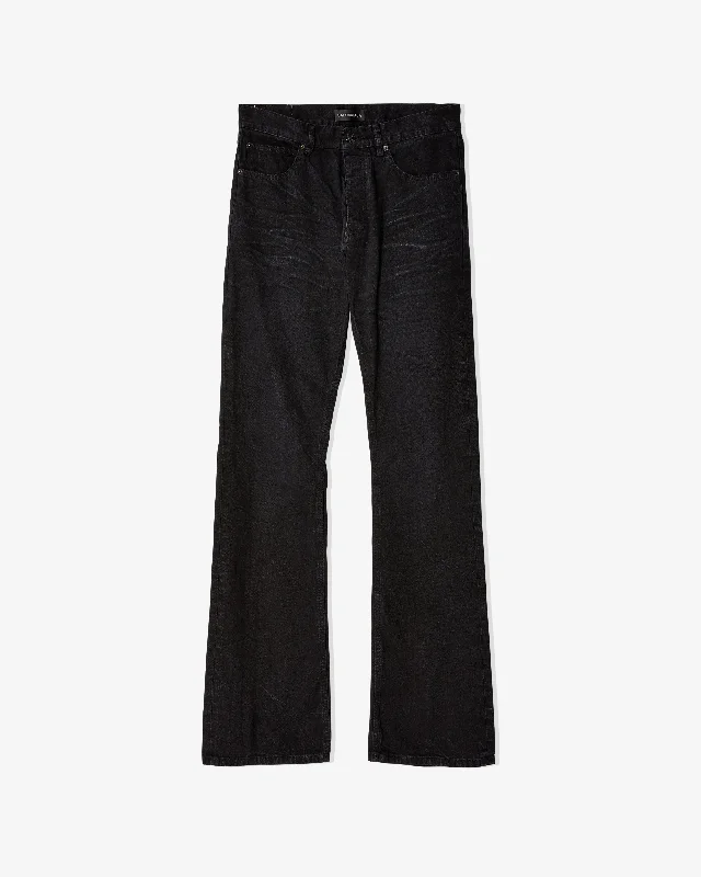 Balenciaga - Women's Low Straight Pants - (Black) Elegant Dress Pants