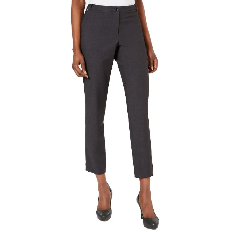 Calvin Klein Womens Cropped High Rise Skinny Pants Formal Dress Pants