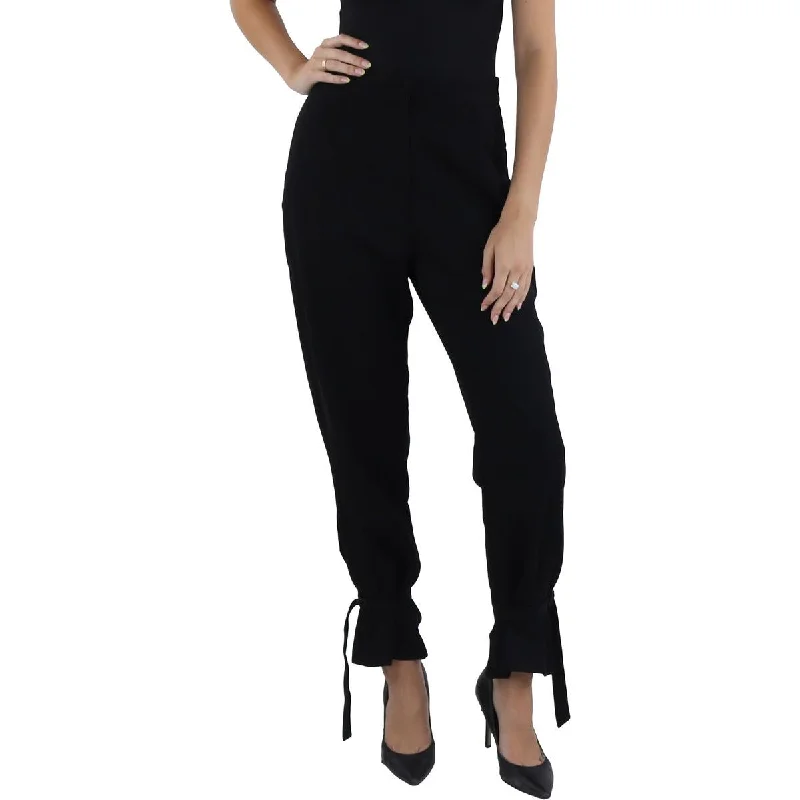 Gracia Womens High Rise Business Dress Pants Relaxed Lounge Trousers