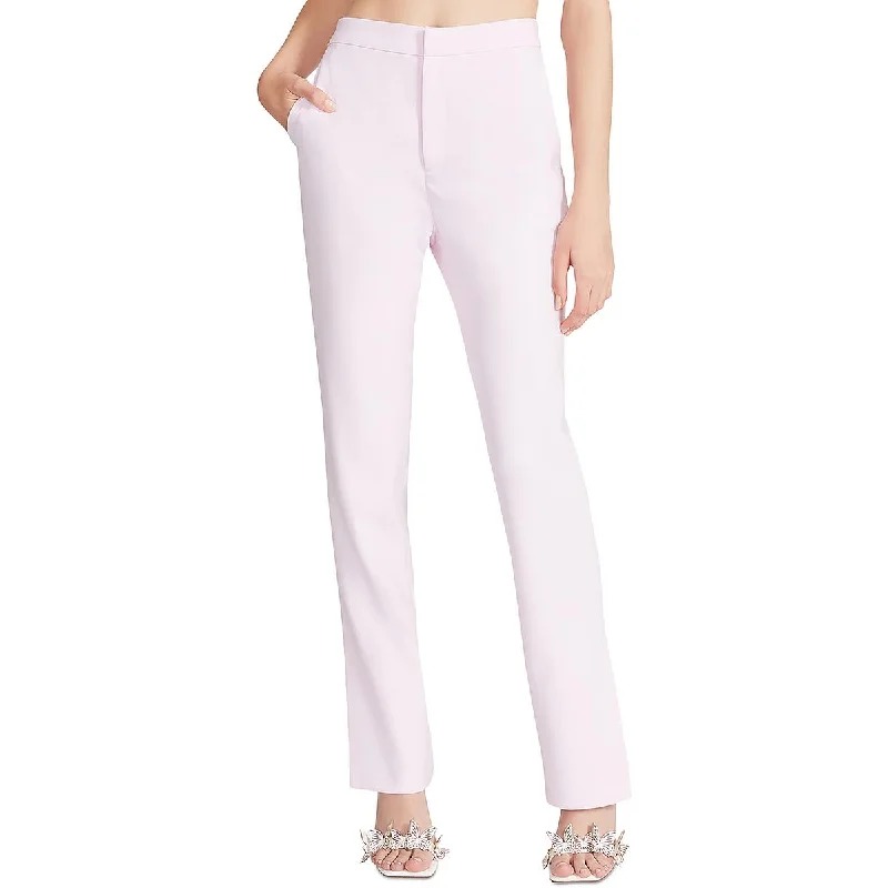 Steve Madden Womens Spencer Split Hem High Rise Flared Pants Classic Flared Pants