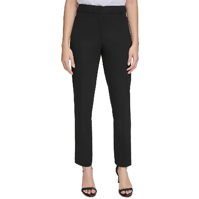 Calvin Klein Womens High Rise Workwear Ankle Pants Modern Skinny Pants