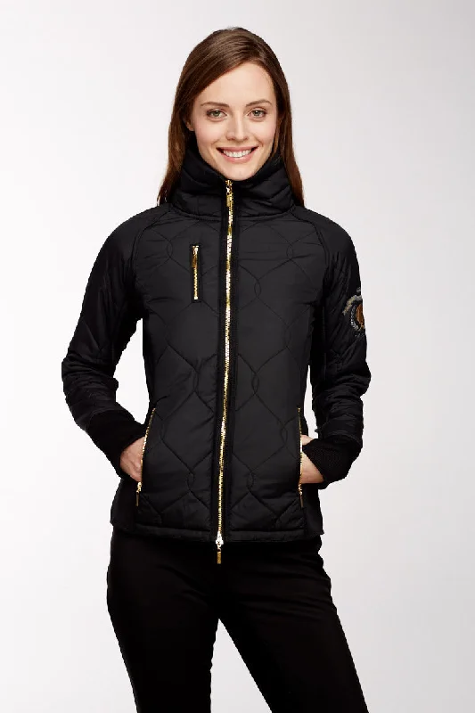 Arista Equestrian Quilted Combi Jacket - Women's (Sale) Reg. Price 170.00 Chenille Blend Fleece Blend Nylon Blend