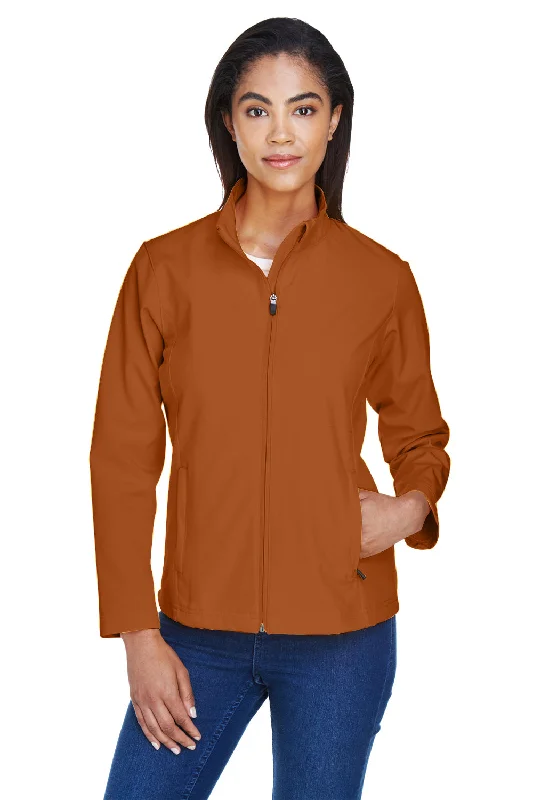 Team 365 Womens Leader Windproof & Waterproof Full Zip Jacket - Burnt Orange Oversized T-Shirt Spandex breathable