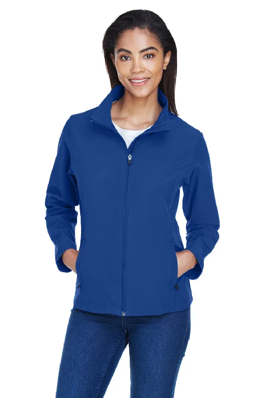 Team 365 Womens Leader Windproof & Waterproof Full Zip Jacket - Royal Blue Machine Wash Dry Clean Hand Wash