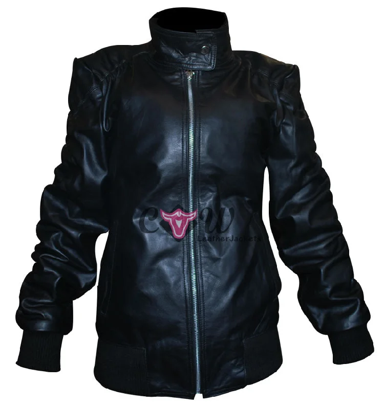 Vampire Diaries Elena Gilbert Leather Jacket Cozy Warm Stylish