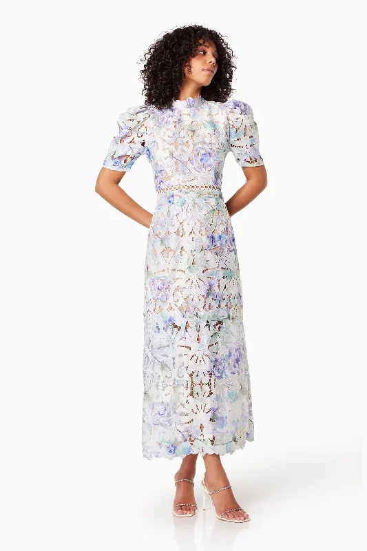 Elliatt Oslo Maxi Dress - Multi Trendy Floral Print Maxi Dress