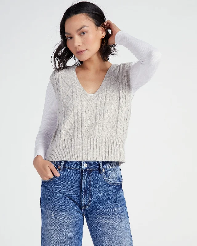 Knit Sweater Vest Fitted Loose Oversized