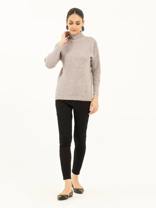 High Neck Sweater Elasticated Padded Insulated