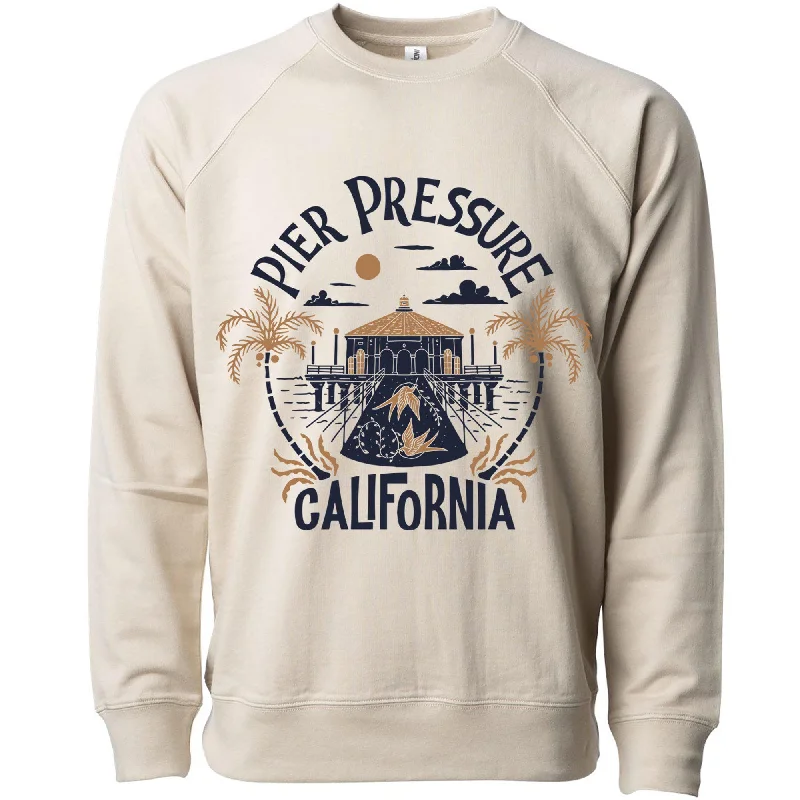 Pier Pressure Raglan Sweater Chenille Brocade Lace