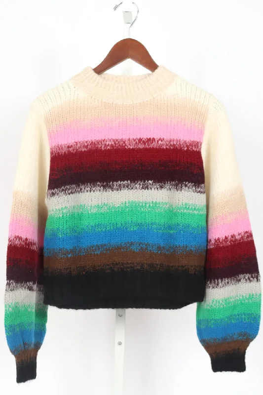 Haley Sweater - Multi Long Sweater Short Sweater Cropped Sweater