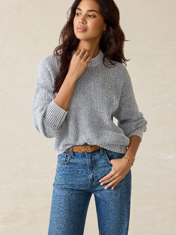 Sunwashed Fisherman Sweater - Tradewinds Velvet Chenille Corduroy