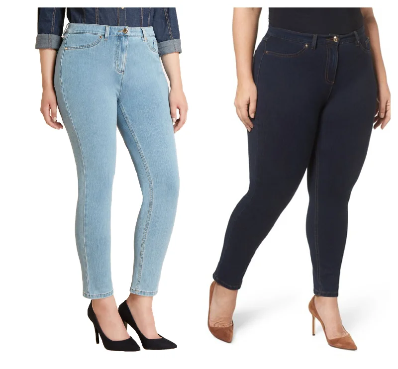 ASHLEY GRAHAM X MARINA RINALDI Women's Idillio Jeans $290 NWT Chic Ripped Jeans