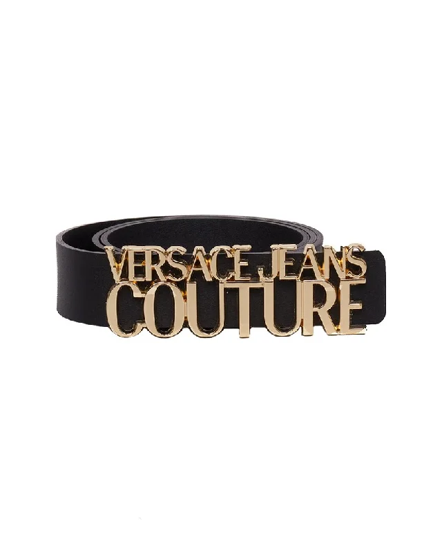 Versace Jeans Couture Leather Belt Classic Button Fly Jeans