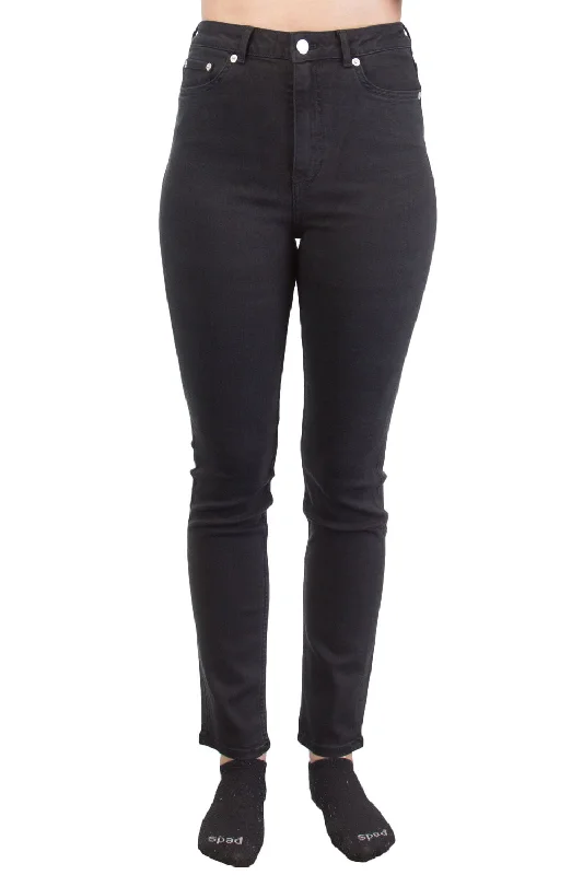 BLK DNM Women's Elm Grey High Rise Jeans #WJ900301 27S $190 NWT Chic Cropped Jeans