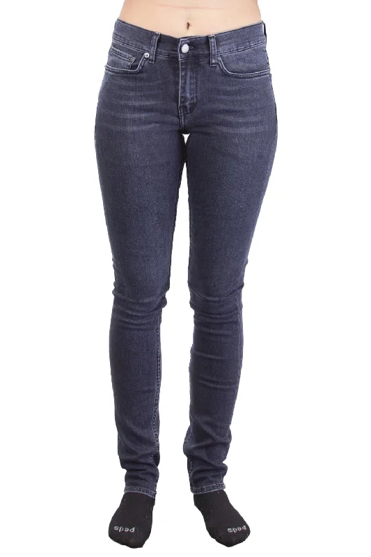 BLK DNM Women's Irwin Grey Skinny Jeans #BMMDJ01 $215 NWT Elegant Bootcut Fit Jeans