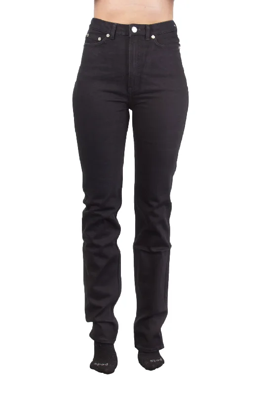 BLK DNM Women's Varick Black High Rise Jeans #WJ100701 $215 NWT Comfortable Stretch Denim Jeans