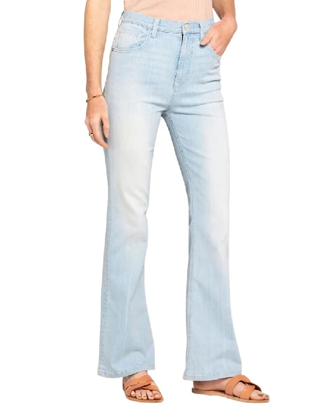 Current/Elliott The Side Street Cerulean Flare Jean Cozy Relaxed Fit Jeans