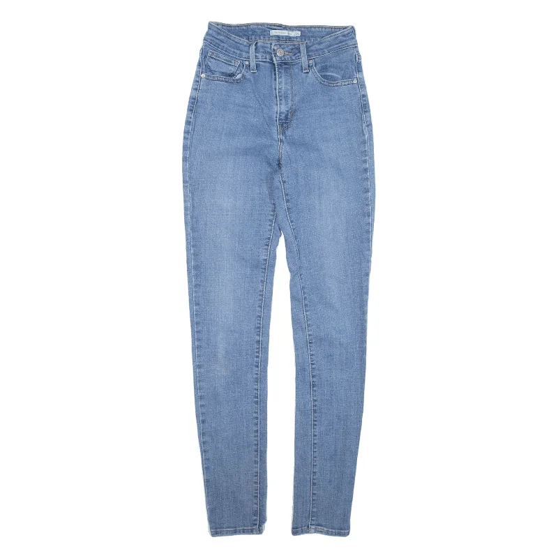 LEVI'S 721 High Rise Jeans Blue Denim Slim Skinny Womens W23 L32 Elegant Skinny Leg Jeans