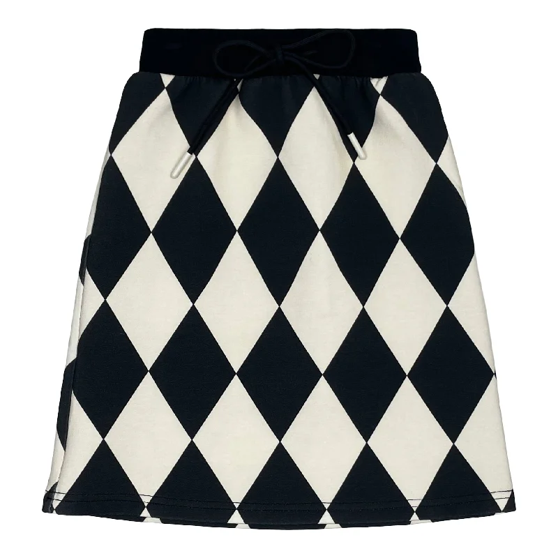 Limited Edition Black Argyle Skirt wrap skirt elegant