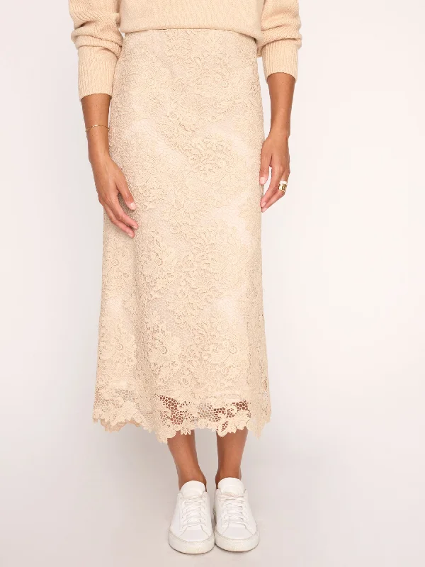 The Mara Lace Skirt cashmere skirt fine