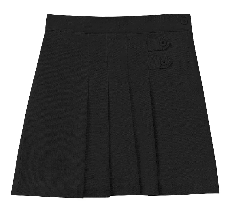 Black Tab Skort belted skirt waist