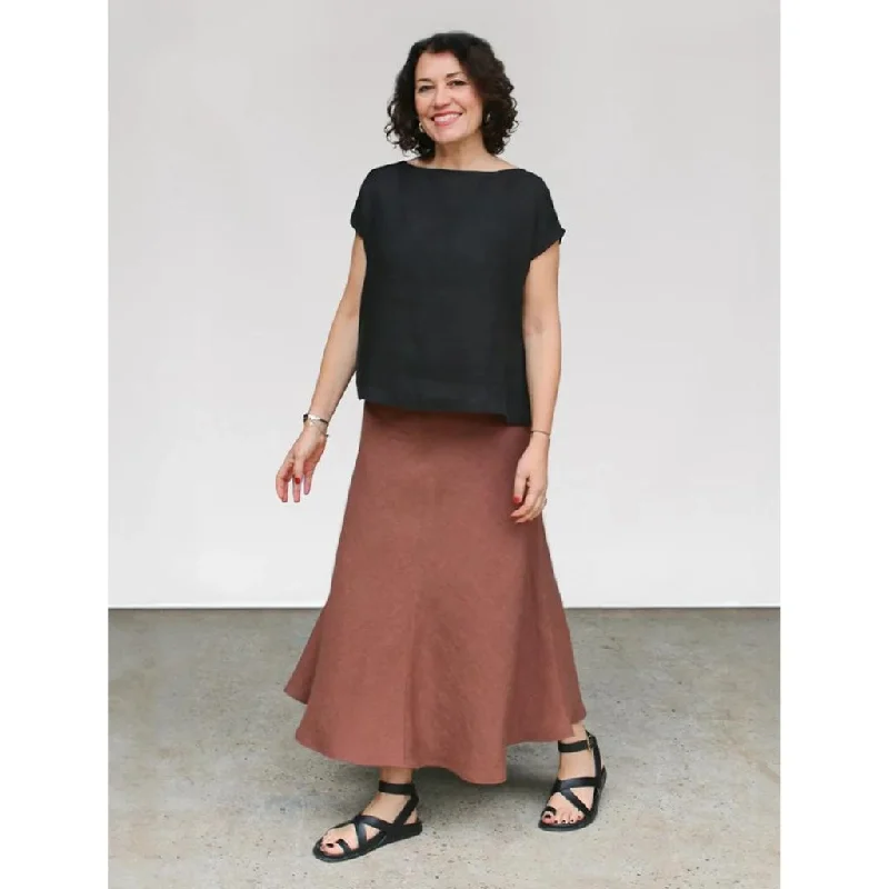 Tessuti Patterns Avery Skirt velvet skirt luxury