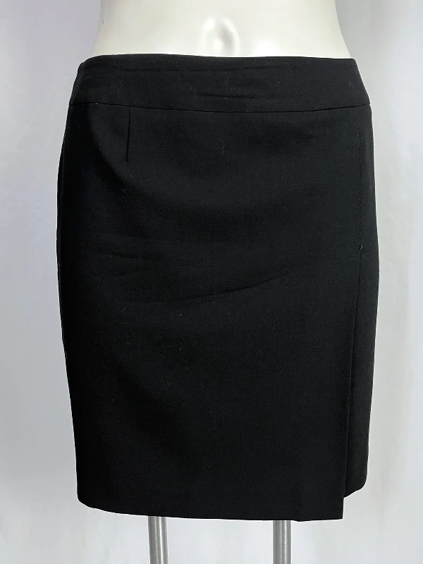 Vintage Talbots Size 16 Black Mini Skirt leather skirt durable